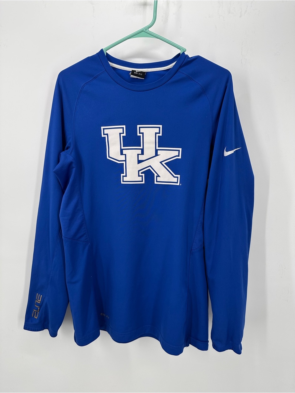 Nike Men’s Kentucky Wildcats Dri-Fit Vapor Long Sleeve Shirt Sz Small